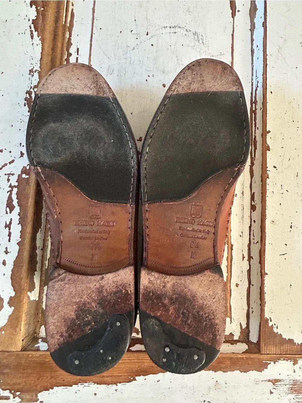 Bruno Magli Made In Italy Women’s Brown Leather Loafers Shoes Size 9.5